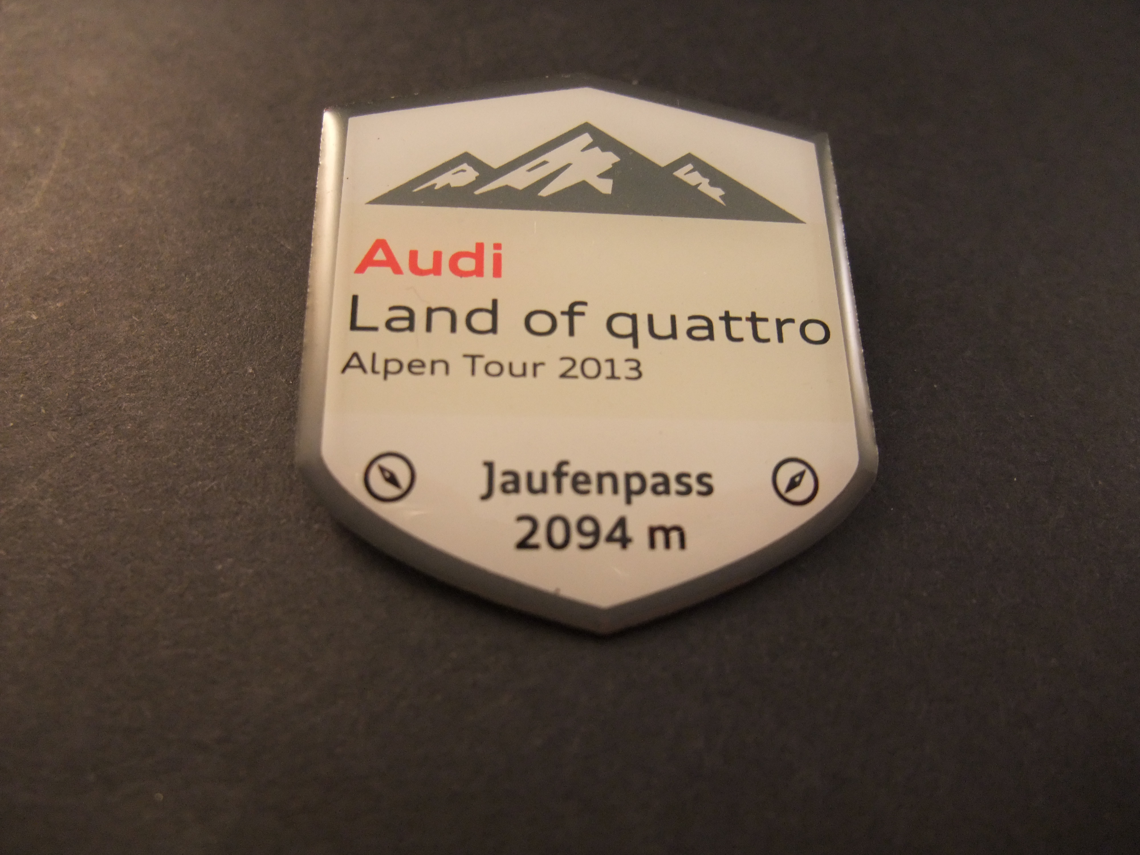 Audi Land of quattro Alpen Tour 2013 ( lange afstandstour  voor de nieuwste Audi RS-modellen Jaufenpass 2094 m